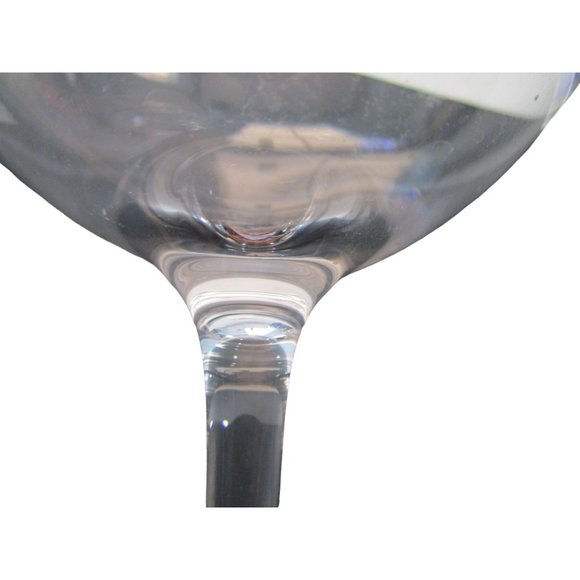 Tiffany Crystal Classic Home Burgundy Wine Pulled Stem Applied Foot EUC - Picture 14 of 16